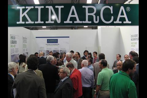 Kinarca's stand was very busy at Conxemar